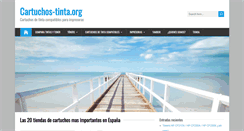 Desktop Screenshot of cartuchos-tinta.org